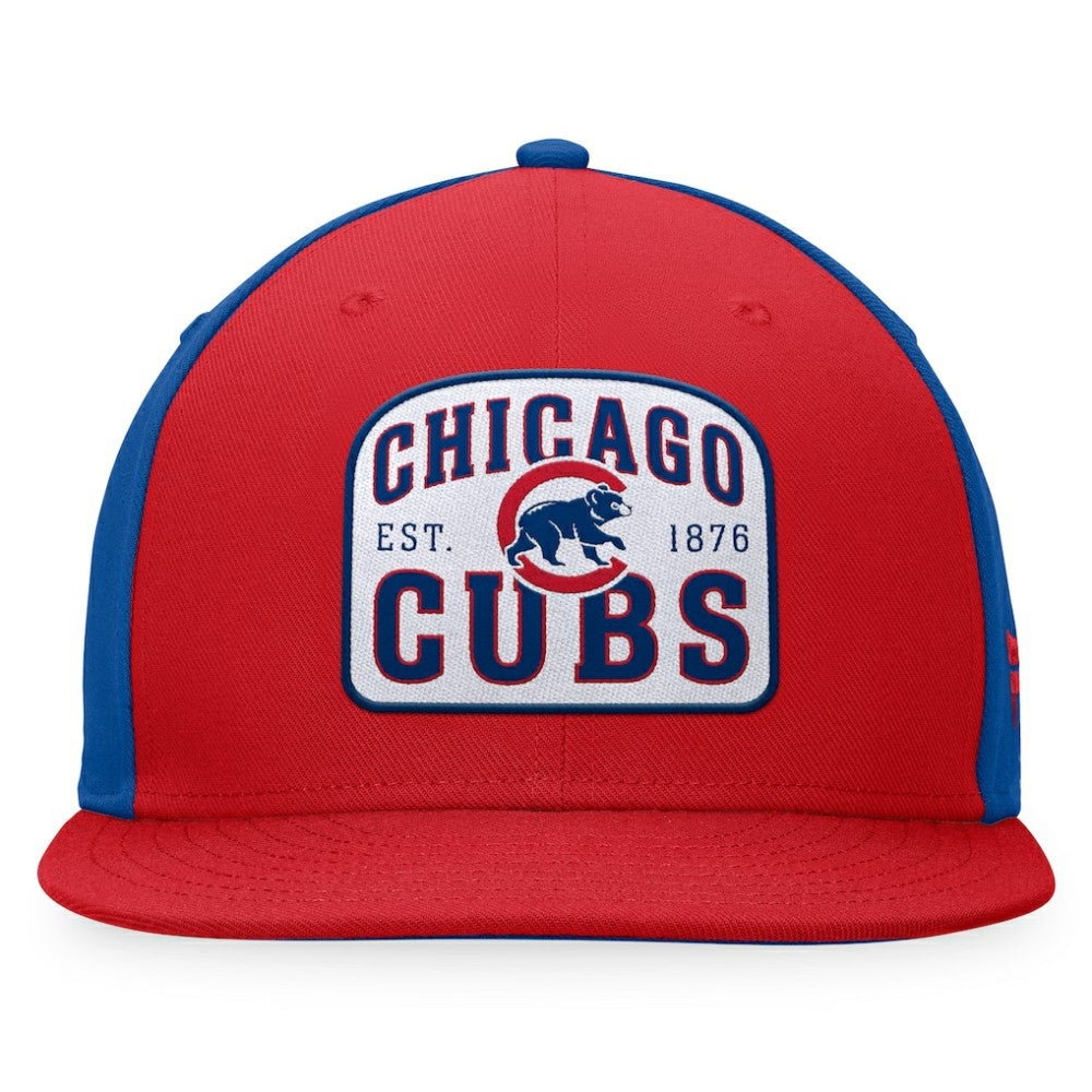 Chicago Cubs Cycle Snapback Hat - Red/Royal