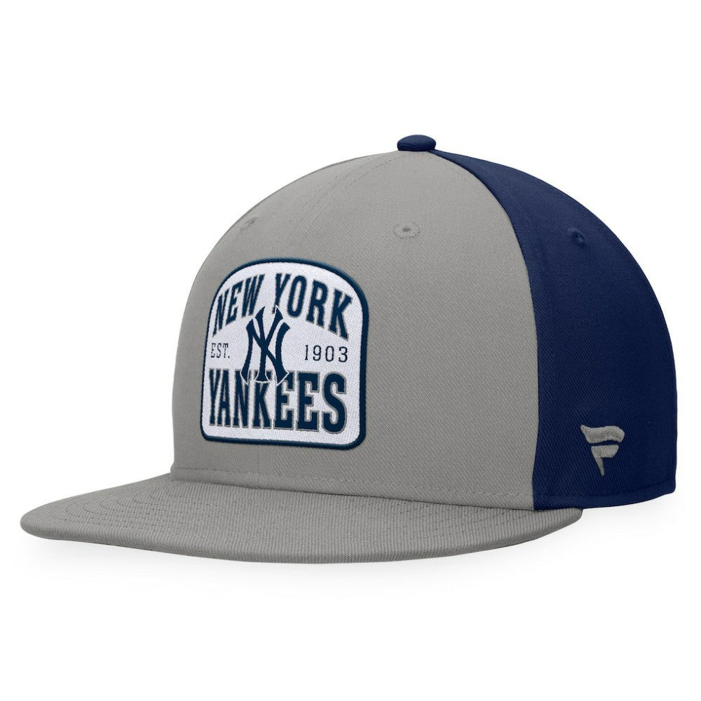New York Yankees Cycle Snapback Hat - Gray/Navy