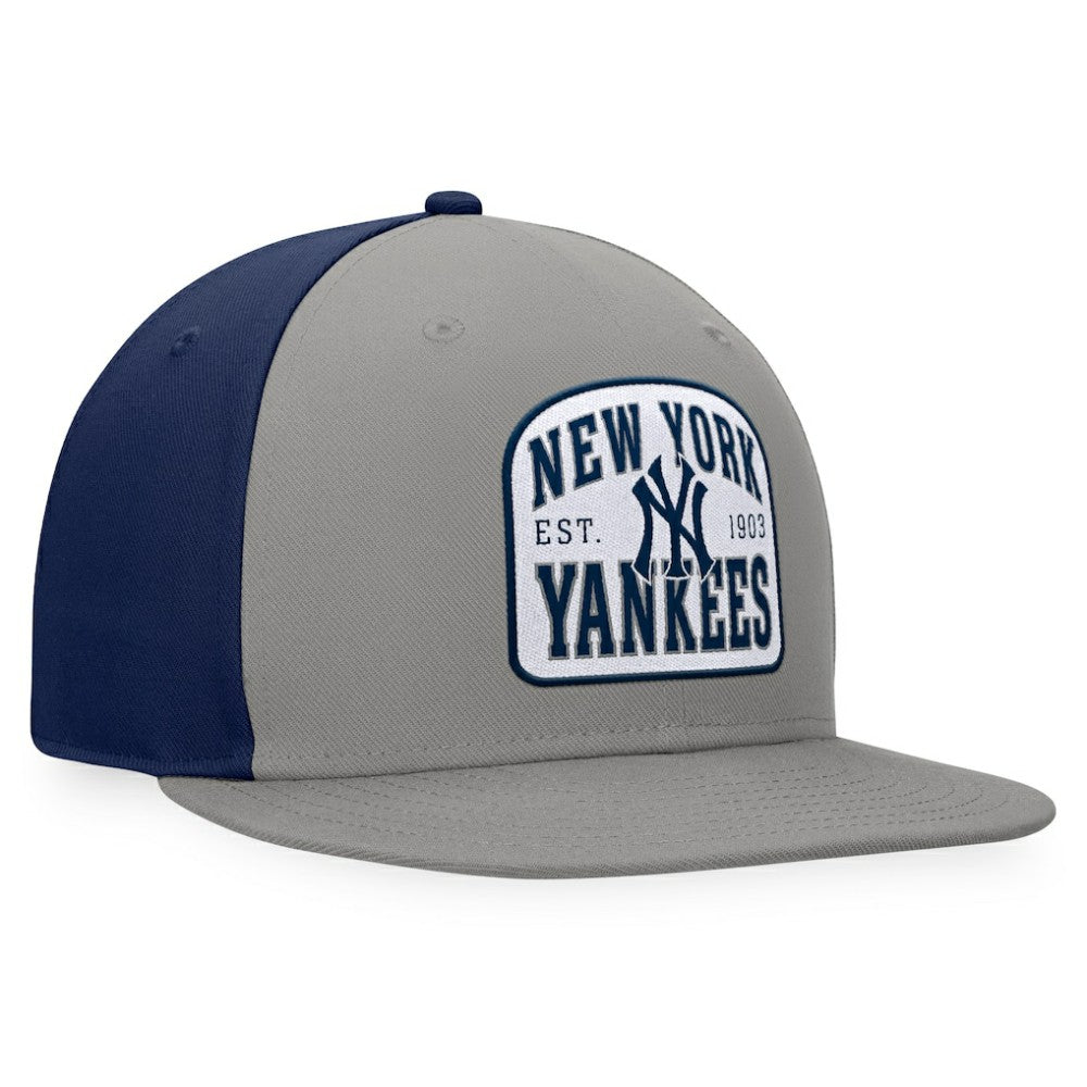 New York Yankees Cycle Snapback Hat - Gray/Navy