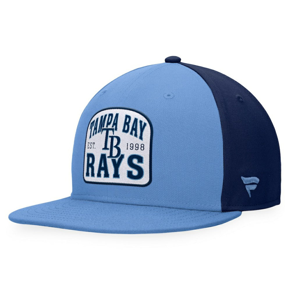 Tampa Bay Rays Cycle Snapback Hat - Light Blue/Navy
