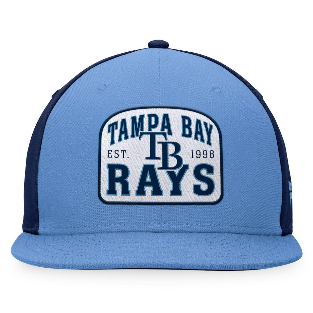 Tampa Bay Rays Cycle Snapback Hat - Light Blue/Navy