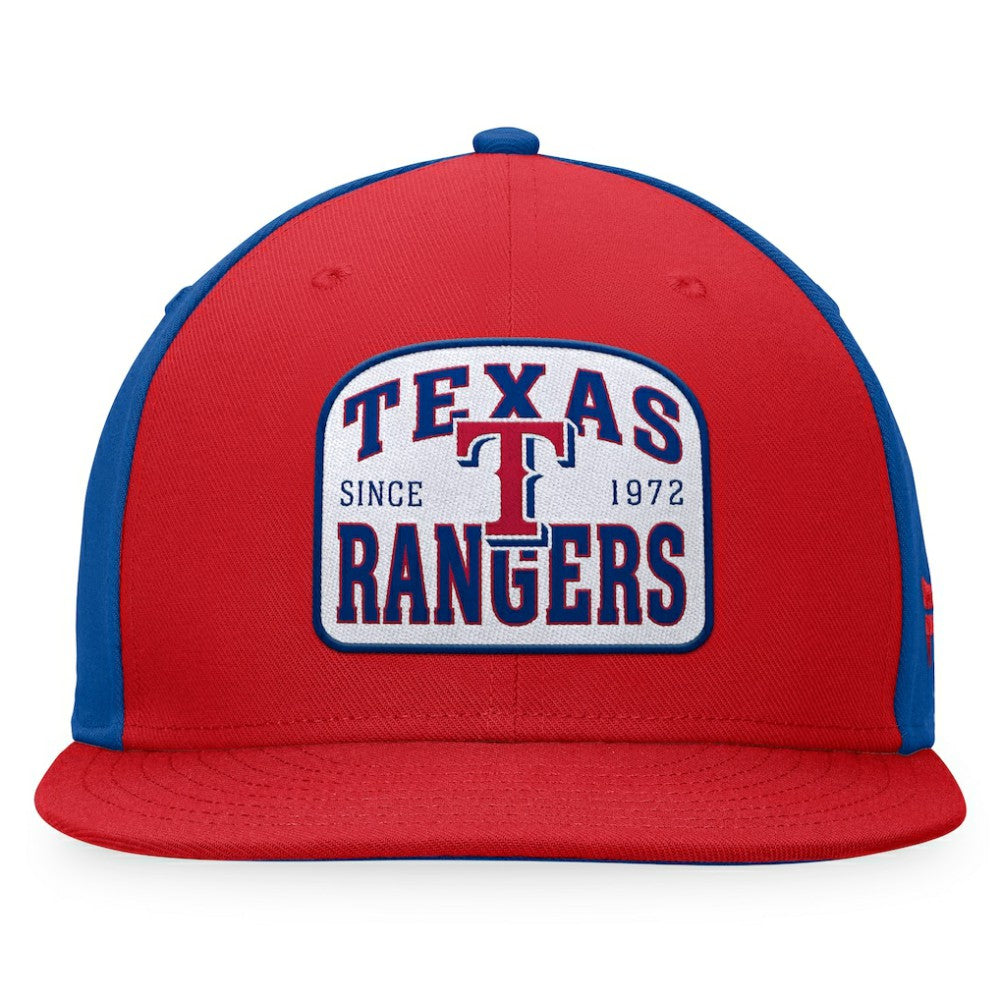 Texas Rangers Cycle Snapback Hat - Red/Royal