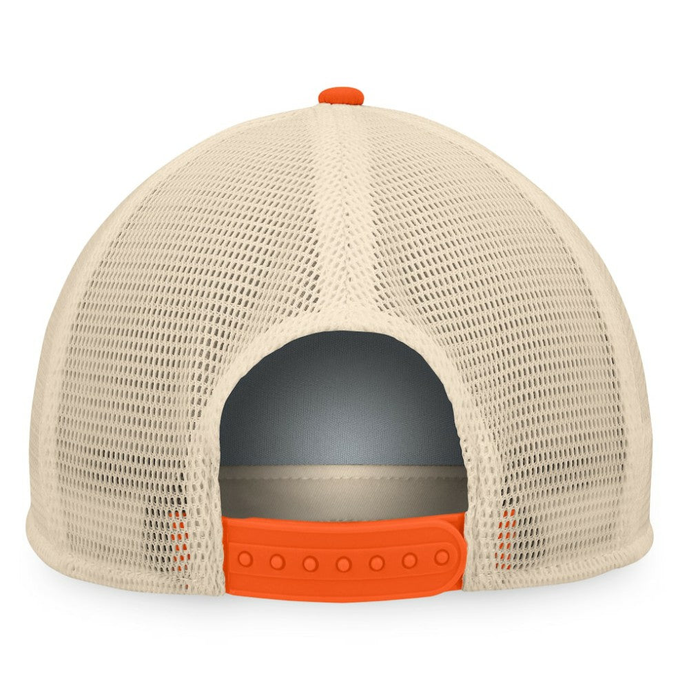 San Francisco Giants Cooperstown Collection Talley Foam Trucker Snapback Hat - Black/Orange