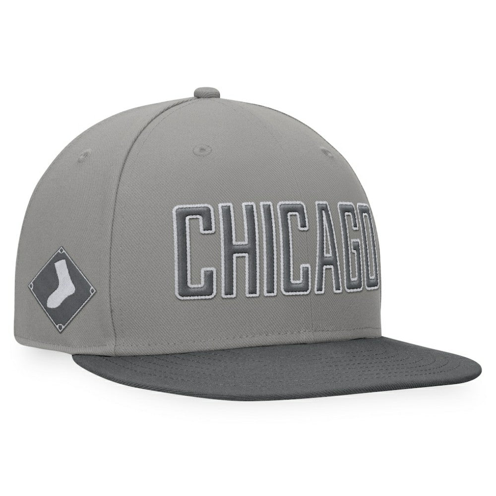Chicago White Sox Dugout Fitted Hat - Gray