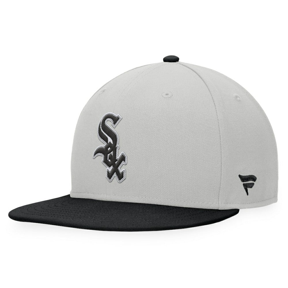 Chicago White Sox Glory Days Two-Tone Snapback Hat - Gray/Black