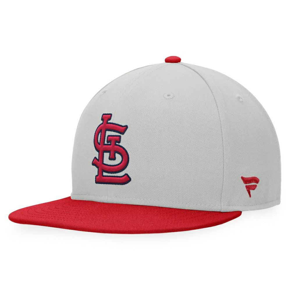 St. Louis Cardinals Glory Days Two-Tone Snapback Hat - Gray/Red