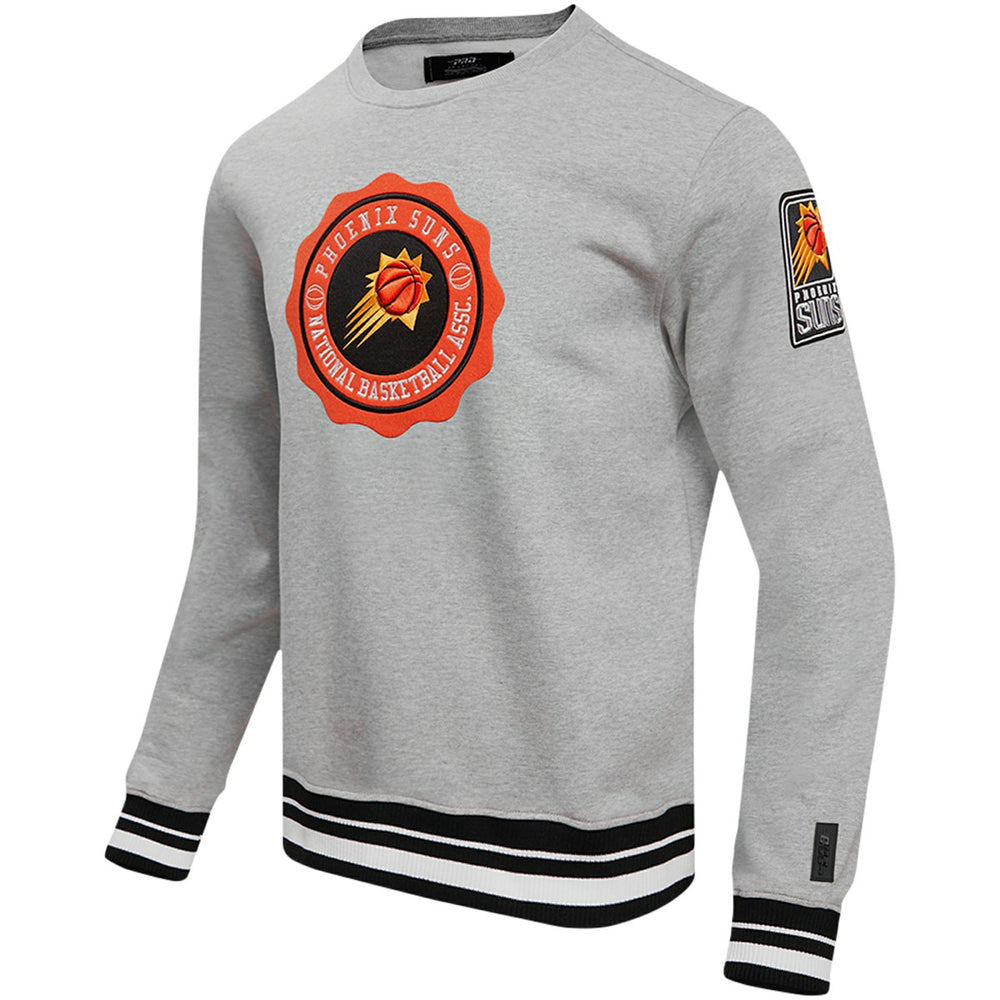 Phoenix Suns Pro Standard Crest Emblem Pullover Sweatshirt - Heather Gray online