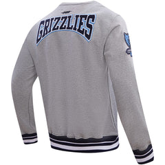 Memphis Grizzlies Pro Standard Crest Emblem Pullover Sweatshirt - Heather Gray discount