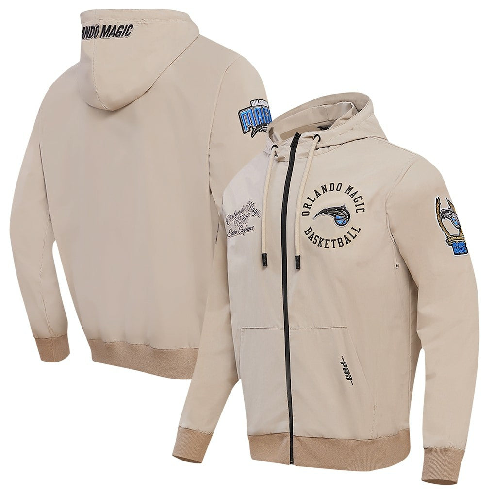 Orlando Magic Pro Standard Hybrid Full-Zip Hoodie - Khaki for sale