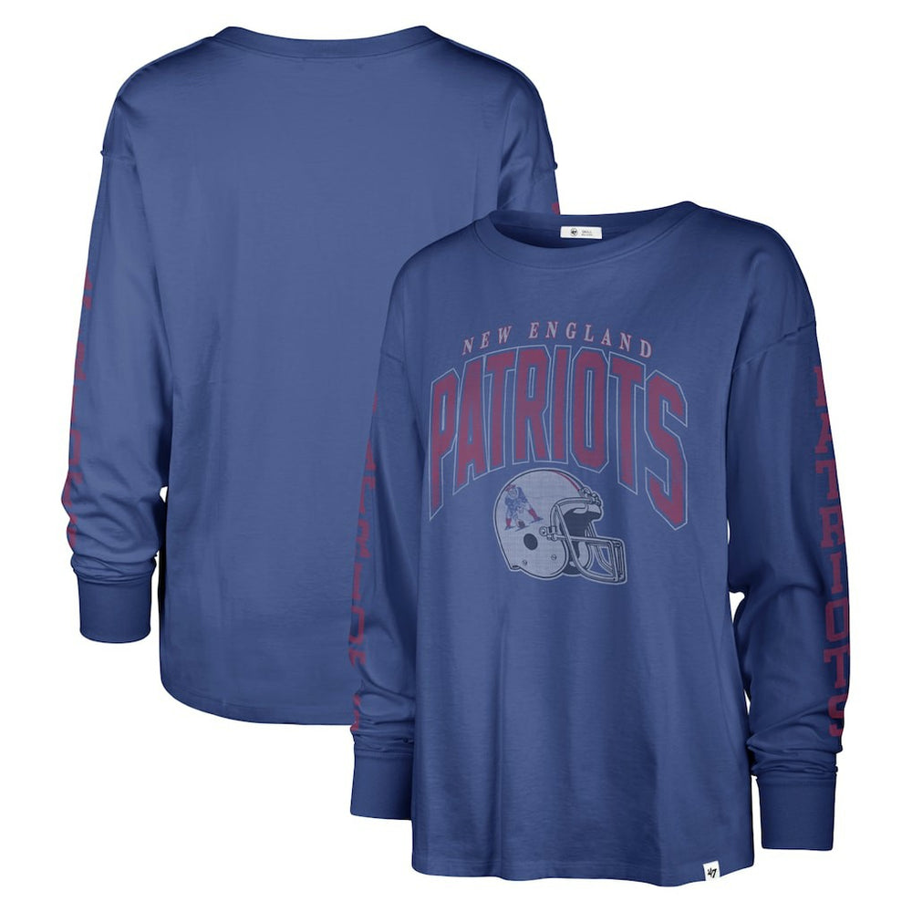 NFL New England Patriots '47 Women's Tom Cat Lightweight Long Sleeve T-Shirt