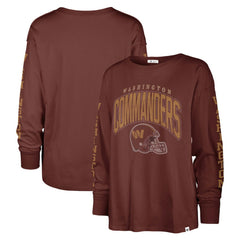 NFL Washington Commanders '47 Women's Tom Cat Lightweight Long Sleeve T-Shirt