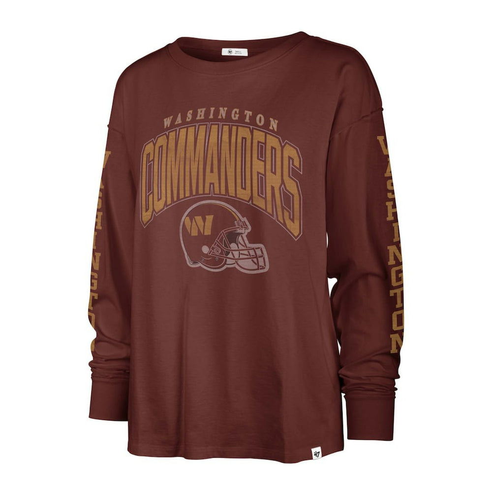 NFL Washington Commanders '47 Women's Tom Cat Lightweight Long Sleeve T-Shirt
