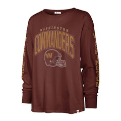 NFL Washington Commanders '47 Women's Tom Cat Lightweight Long Sleeve T-Shirt