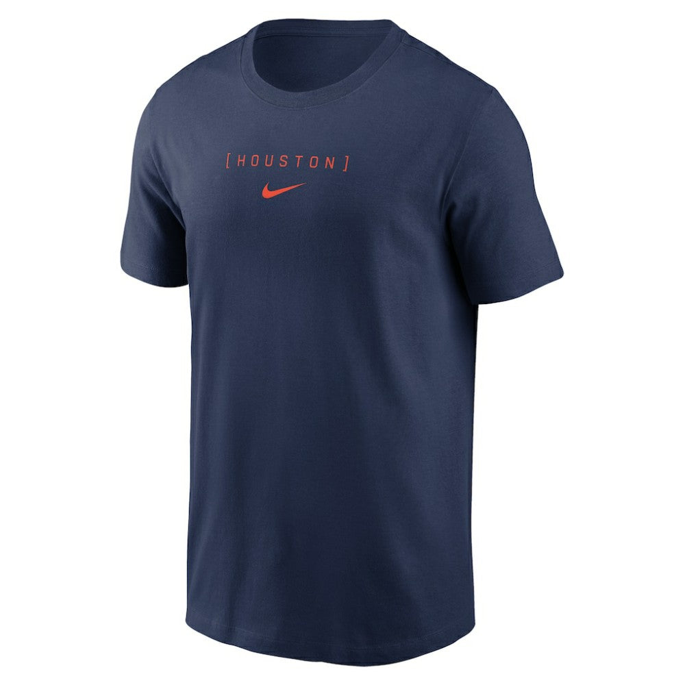 Houston Astros Large Logo Back Stack T-Shirt - Navy | Nike