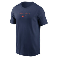 Houston Astros Large Logo Back Stack T-Shirt - Navy | Nike
