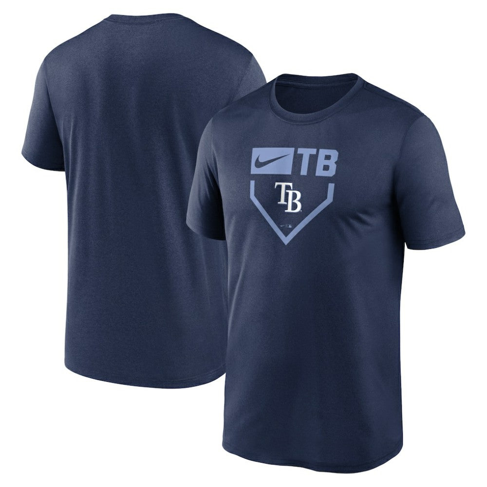 Tampa Bay Rays Home Plate Icon Legend Performance T-Shirt - Navy | Nike