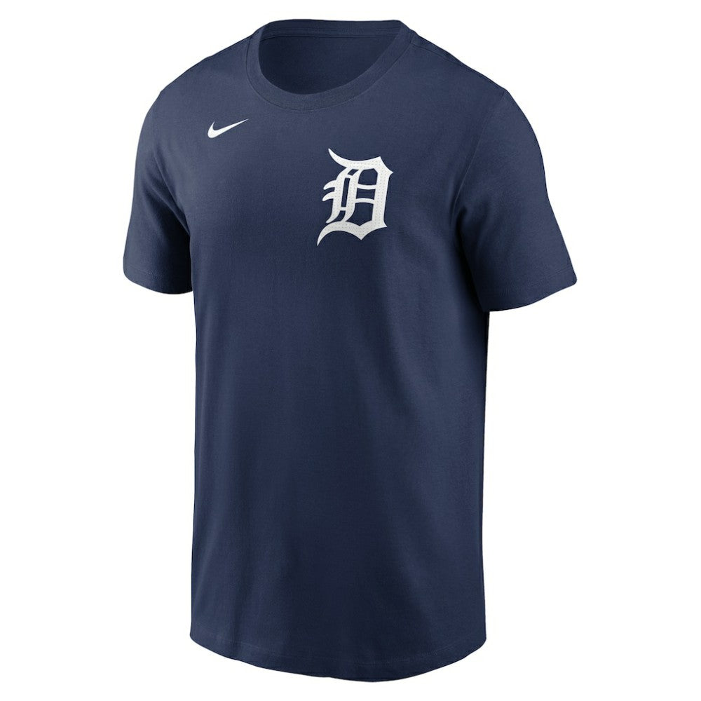 Detroit Tigers Fuse Wordmark T-Shirt - Navy | Nike