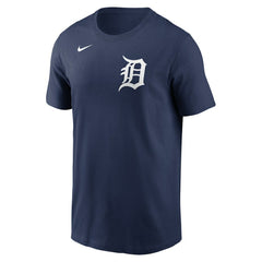 Detroit Tigers Fuse Wordmark T-Shirt - Navy | Nike