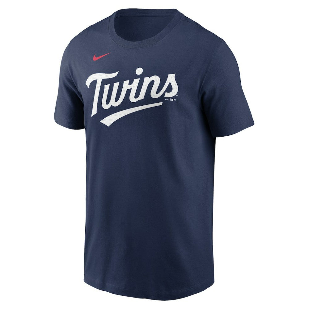 Minnesota Twins Fuse Wordmark T-Shirt - Navy | Nike
