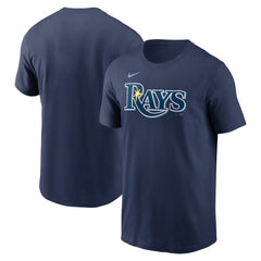 Tampa Bay Rays Fuse Wordmark T-Shirt - Navy | Nike