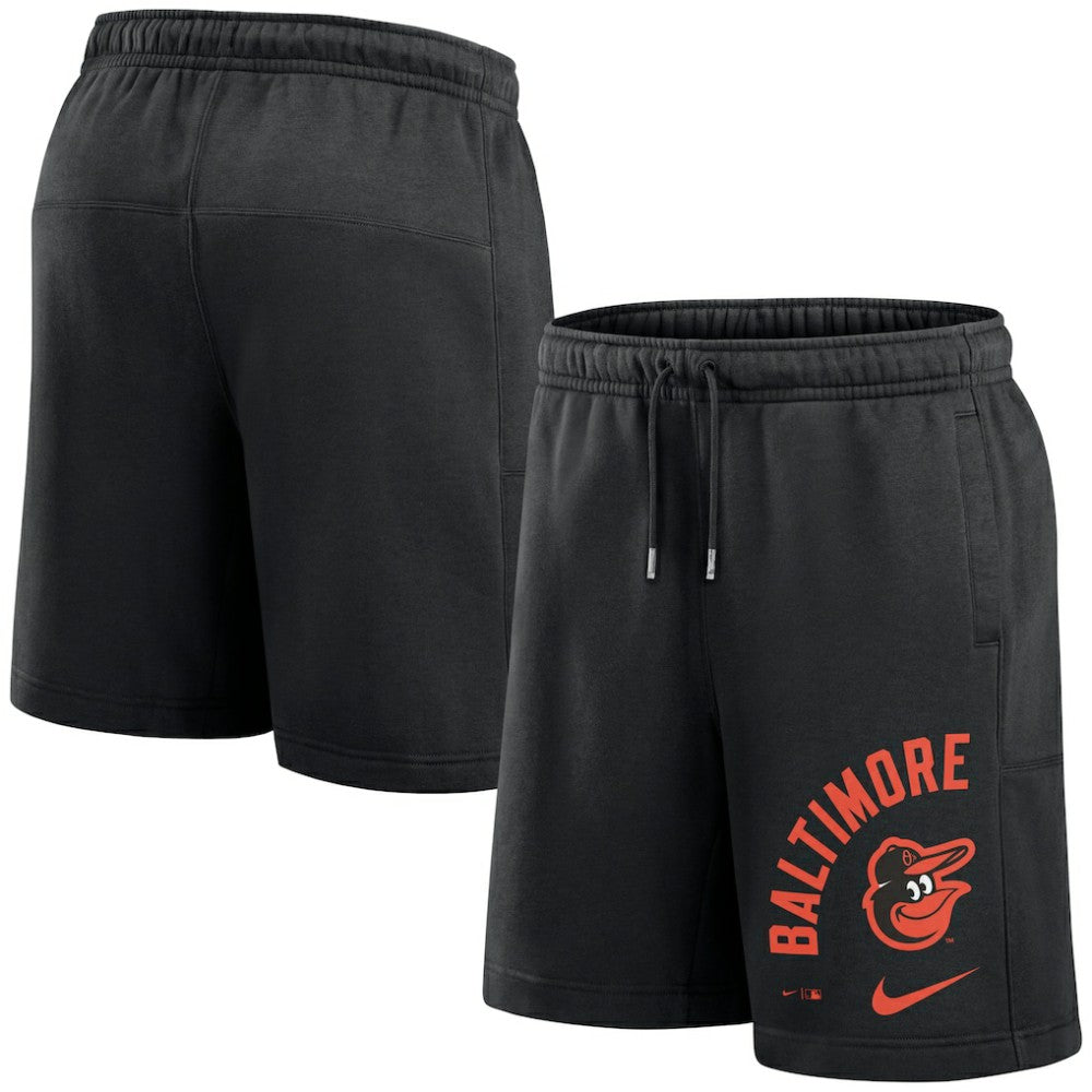 Baltimore Orioles Arched Kicker Shorts - Black | Nike