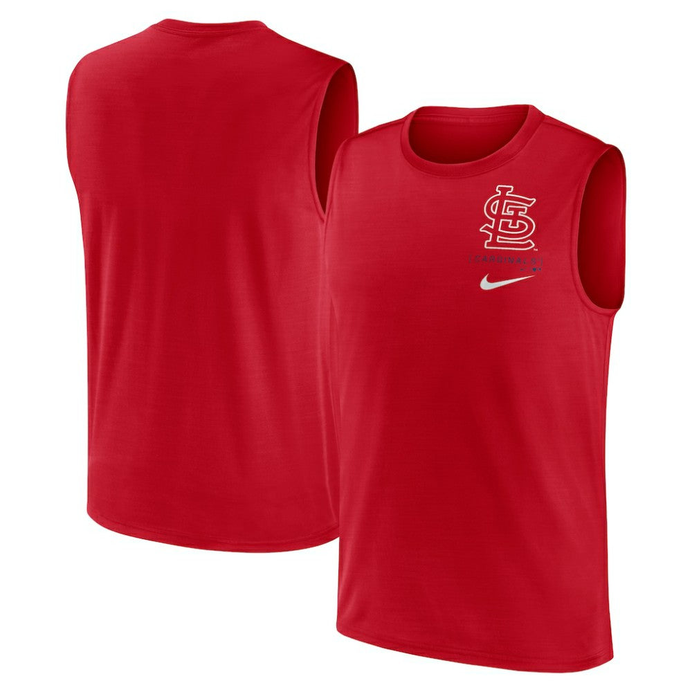 St. Louis Cardinals Lightweight Dri-FIT Muscle Tank Top - Red | Nike