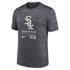 Chicago White Sox Large Logo Velocity T-Shirt - Black | Nike