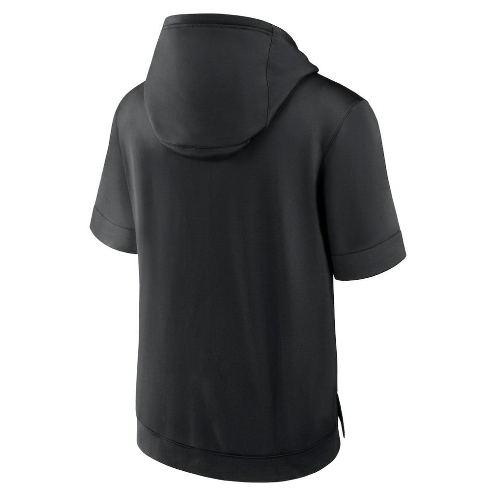 Chicago White Sox Tri Code Lockup Short Sleeve Pullover Hoodie - Black | Nike
