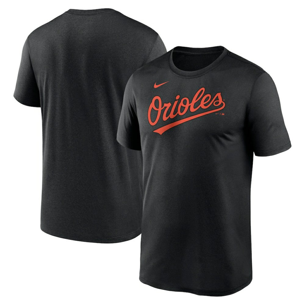 Baltimore Orioles Legend Fuse Wordmark T-Shirt  - Black | Nike