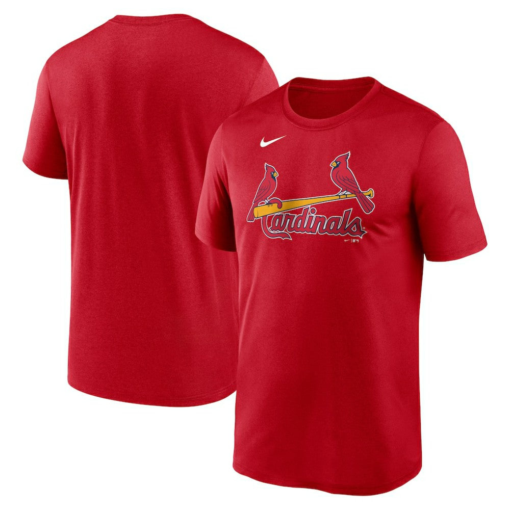St. Louis Cardinals Legend Fuse Wordmark T-Shirt  - Red | Nike