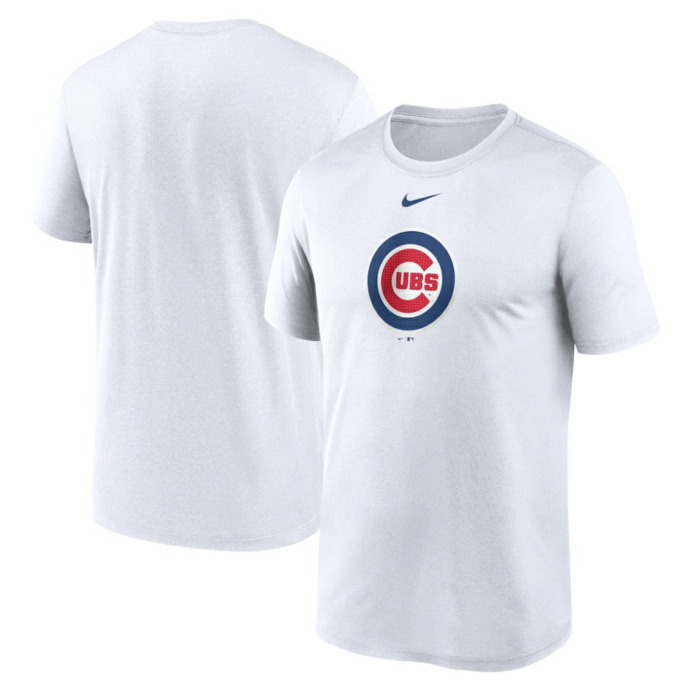 Chicago Cubs Legend Fuse Large Logo Dri-FIT T-Shirt - White | Nike