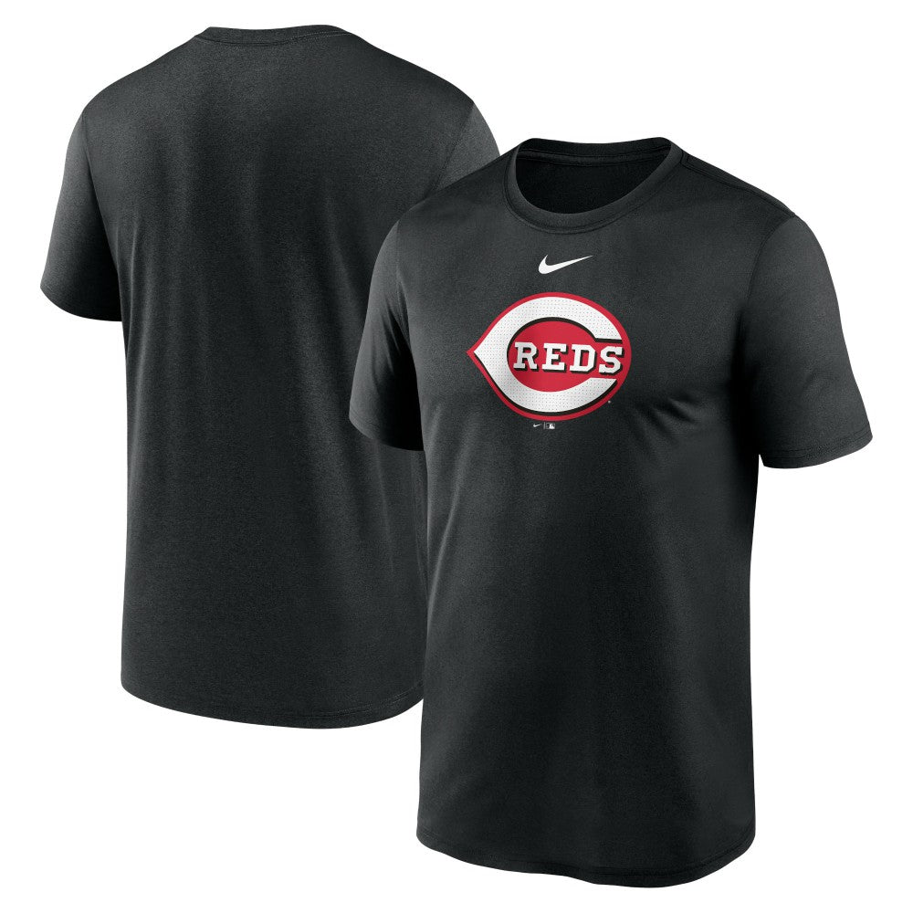 Cincinnati Reds Legend Fuse Large Logo Dri-FIT T-Shirt - Black | Nike