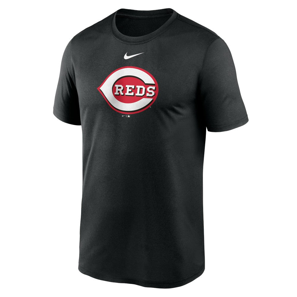Cincinnati Reds Legend Fuse Large Logo Dri-FIT T-Shirt - Black | Nike
