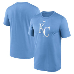 Kansas City Royals Legend Fuse Large Logo Dri-FIT T-Shirt - Light Blue | Nike