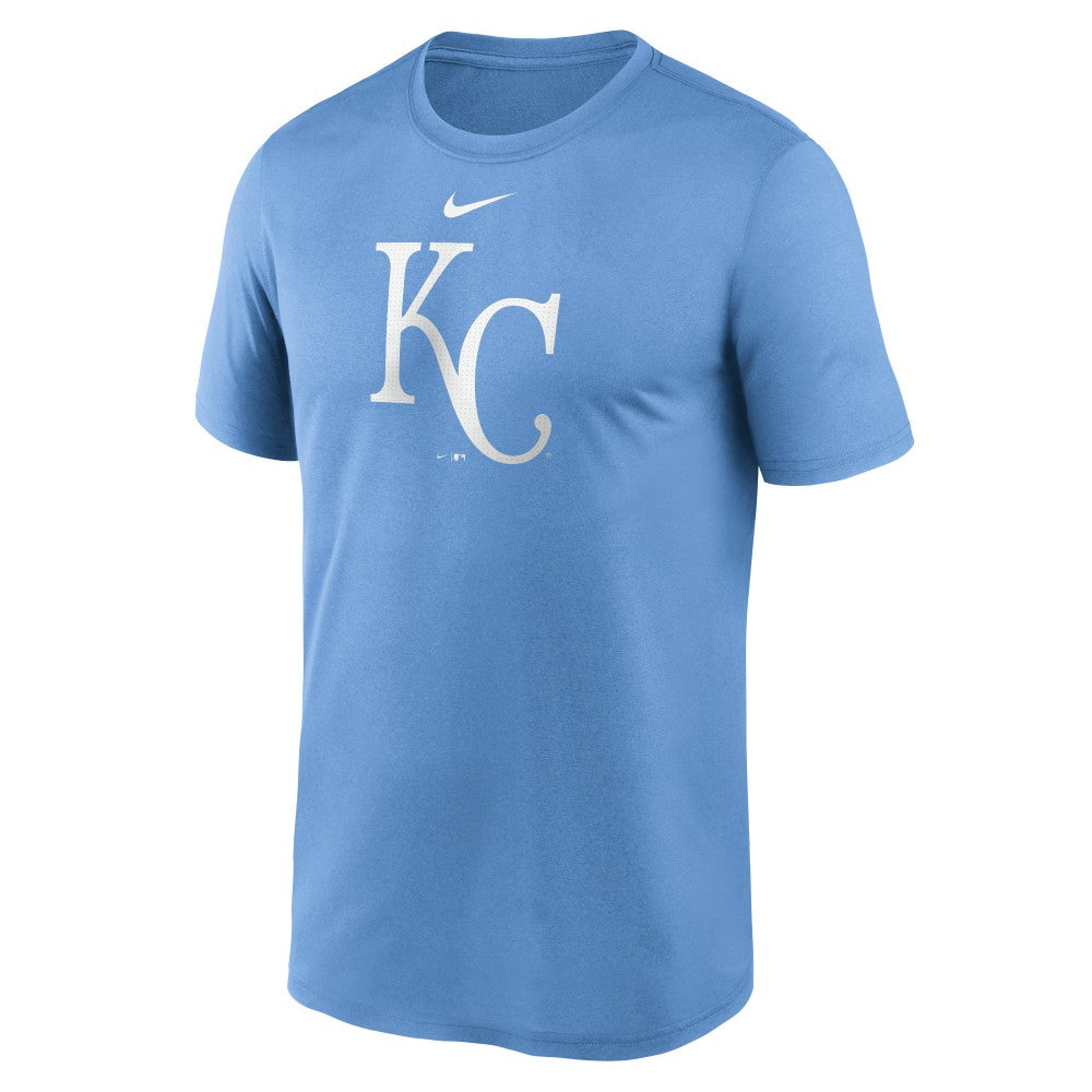 Kansas City Royals Legend Fuse Large Logo Dri-FIT T-Shirt - Light Blue | Nike