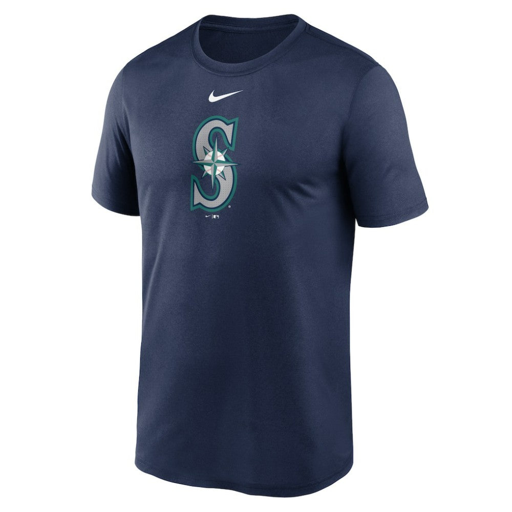 Seattle Mariners Legend Fuse Large Logo Dri-FIT T-Shirt - Navy | Nike