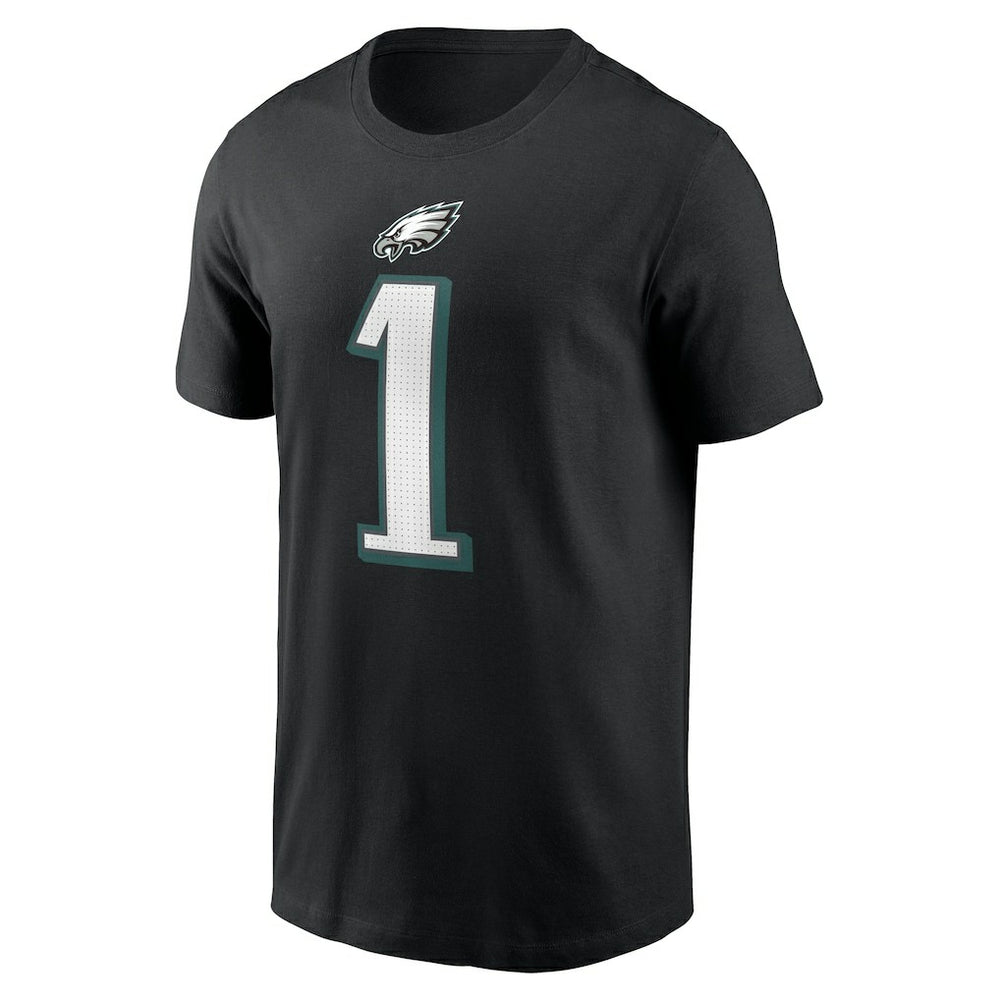 NFL Philadelphia Eagles Jalen Hurts  Player Name & Number T-Shirt