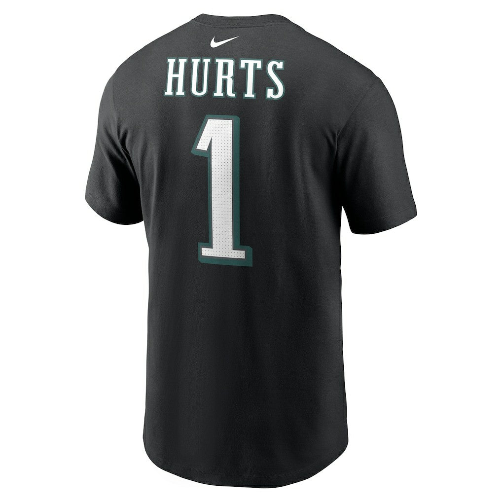 NFL Philadelphia Eagles Jalen Hurts  Player Name & Number T-Shirt