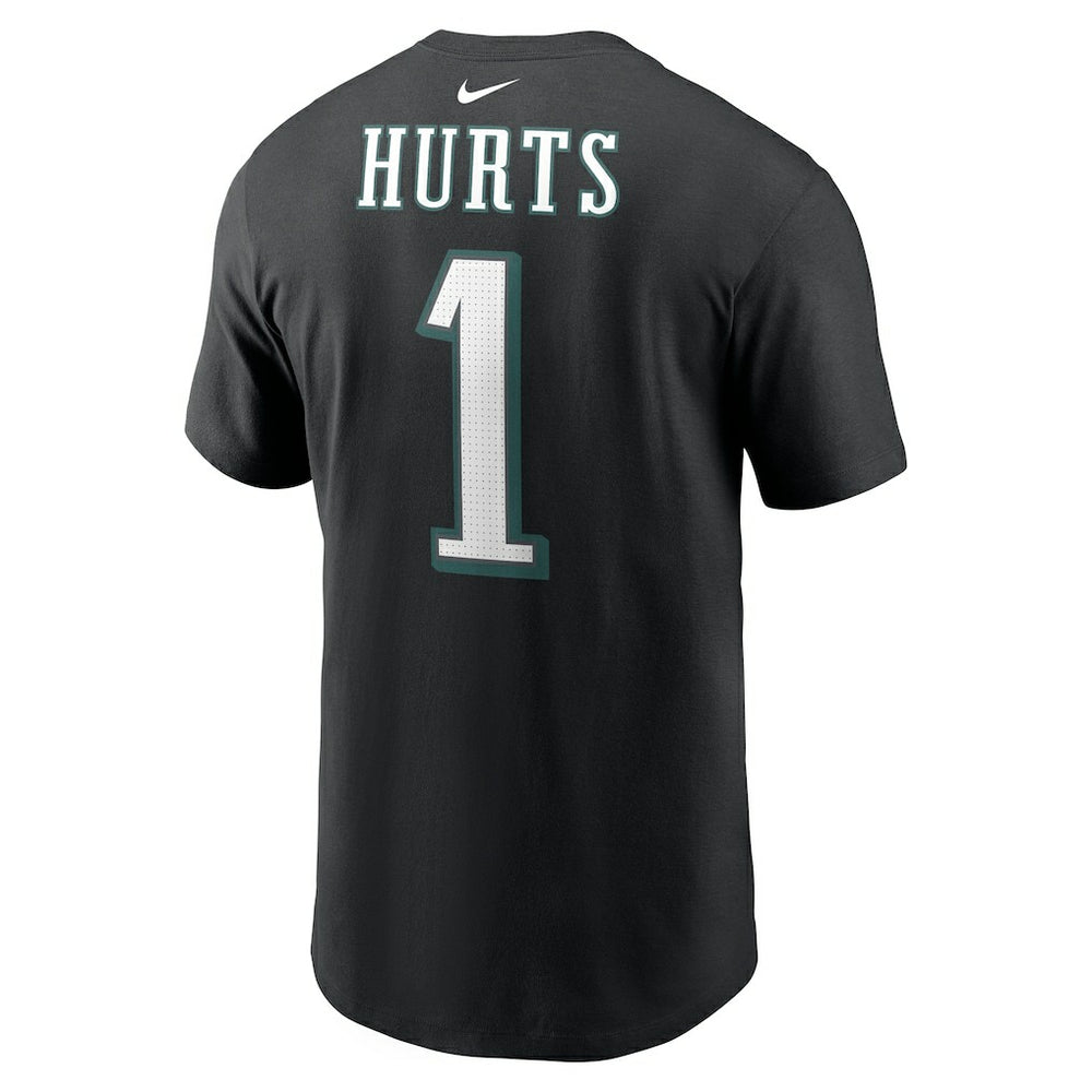 NFL Philadelphia Eagles Jalen Hurts  Player Name & Number T-Shirt