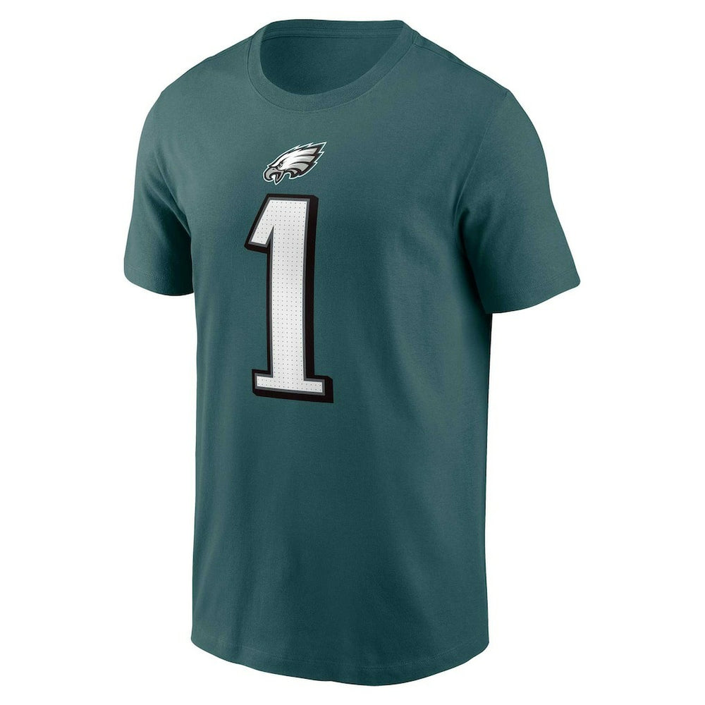 NFL Philadelphia Eagles Jalen Hurts  Player Name & Number T-Shirt