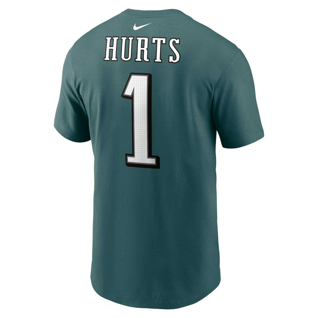 NFL Philadelphia Eagles Jalen Hurts  Player Name & Number T-Shirt