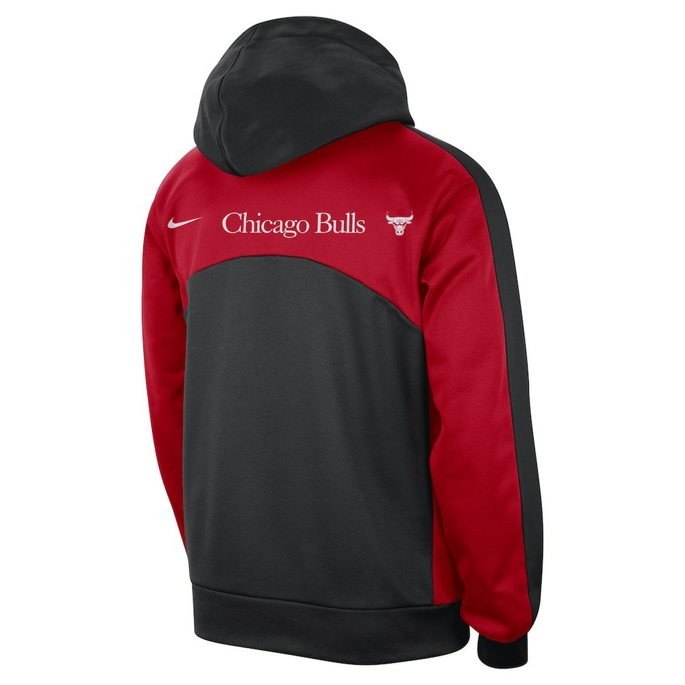 Chicago Bulls Authentic Starting Five Force Performance Pullover Hoodie - Black/Red | Nike for sale