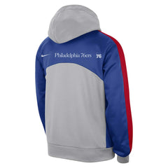 Philadelphia 76ers Authentic Starting Five Force Performance Pullover Hoodie - Gray/Royal | Nike on sale