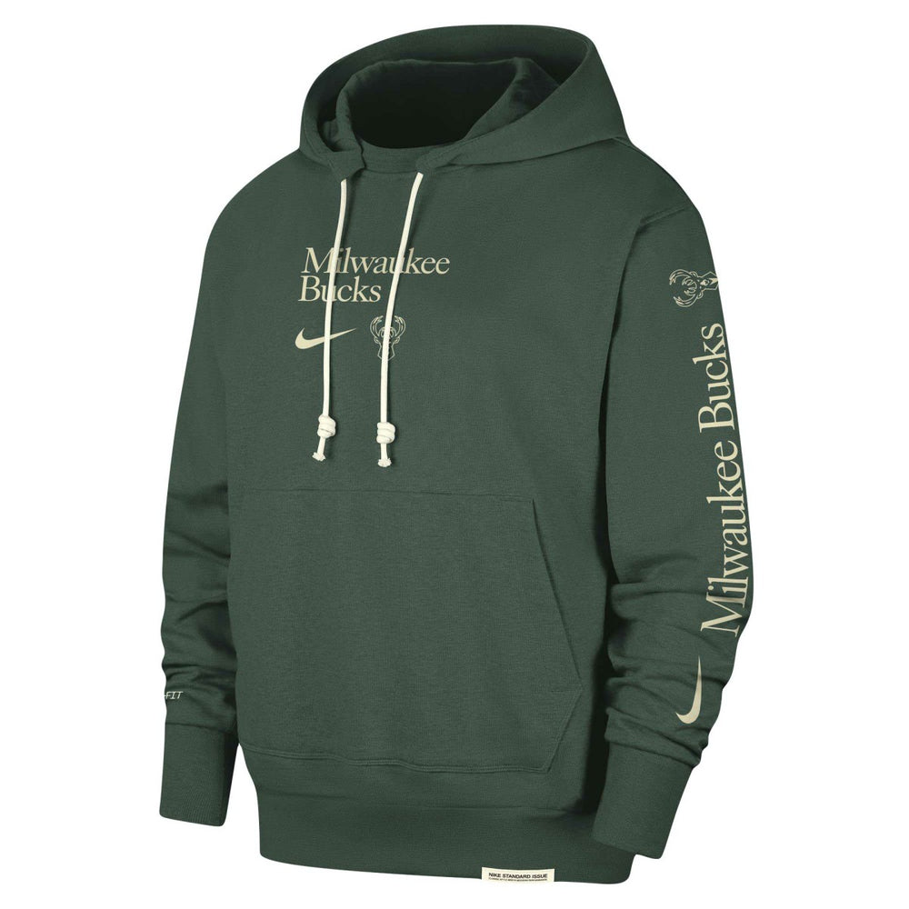 Milwaukee Bucks Authentic Performance Pullover Hoodie - Hunter Green | Nike outlet