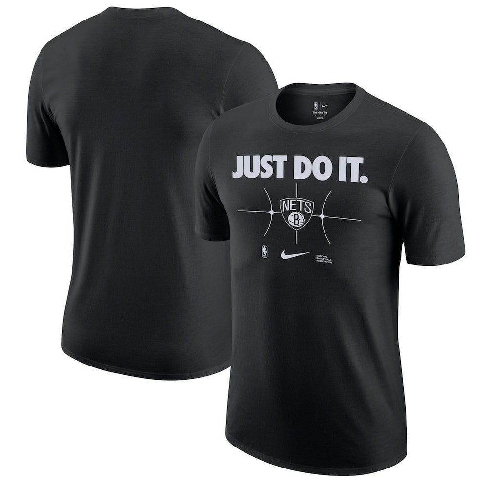 Brooklyn Nets Just Do It T-Shirt - Black | Nike online