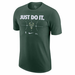 Milwaukee Bucks Just Do It T-Shirt - Hunter Green | Nike shop