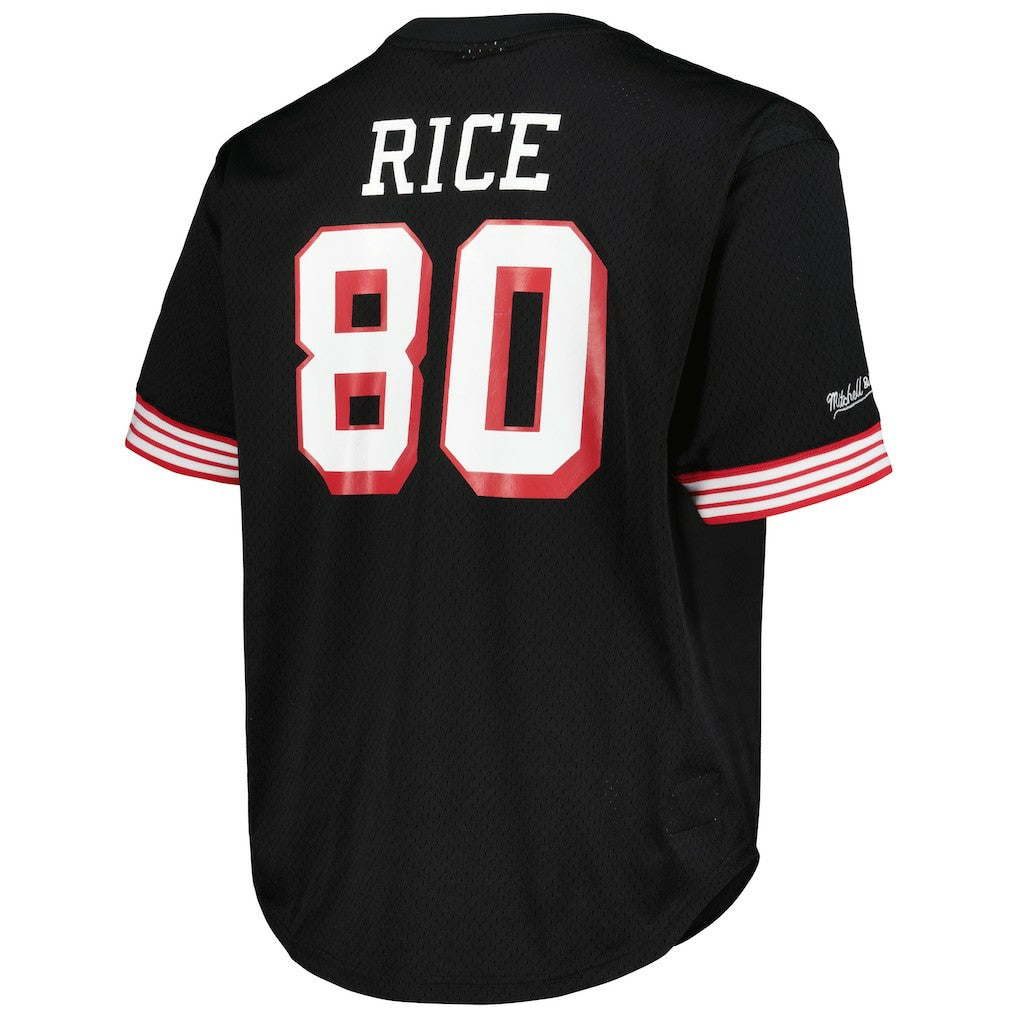NFL San Francisco 49ers Jerry Rice  Big & Tall Mesh Player Name & Number Top