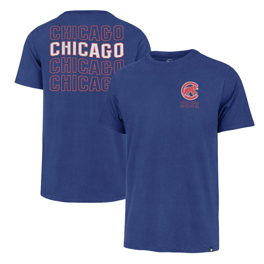 Chicago Cubs Hang Back Franklin T-Shirt - Royal | 47 brand