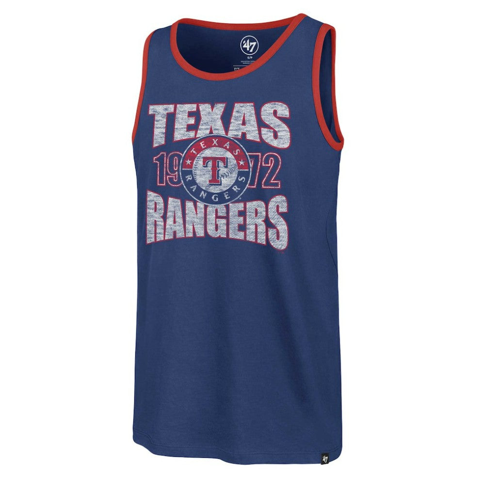 Texas Rangers Upload Franklin Tank Top - Royal | 47 brand