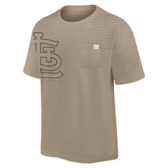 St. Louis Cardinals Statement Max90 Pocket T-Shirt - Khaki | Nike